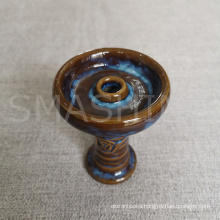 Wholesale Smoking Accessories Ceramic Hookah Shisha Bowl Phunnel Hookah Bowl